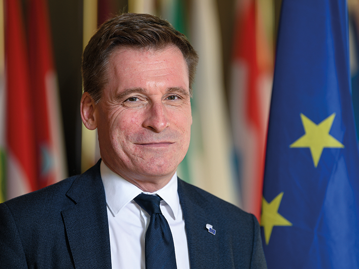 Oliver Röpke, Präsident des Europäischen Wirtschafts- und Sozialausschusses (EWSA) © Europäischer Wirtschafts- und Sozialausschuss