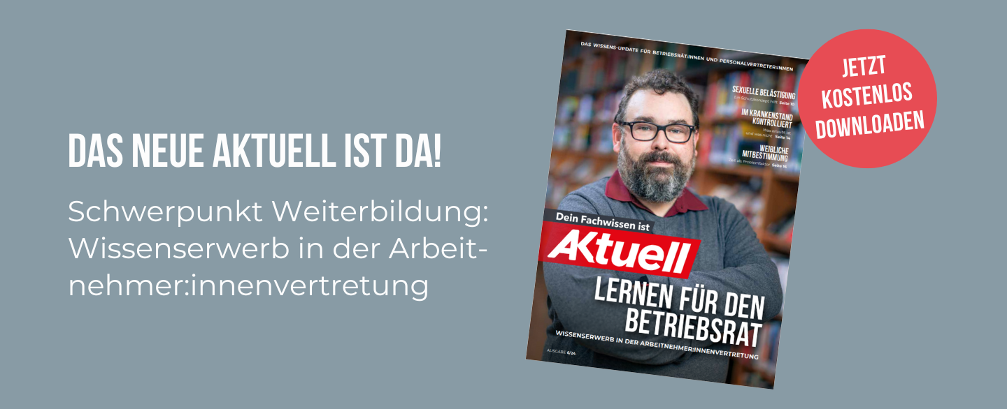 Das neue Heft ist da! © AKtuell; Markus Zahradnik