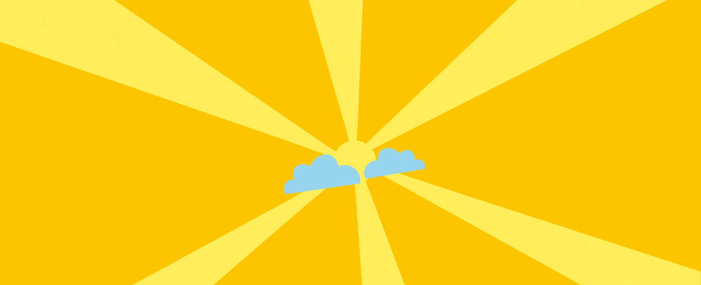 Sonnenstrahlen und Wolken zum Thema Sommerthemen f&uuml;r den Betriebsrat &copy; deagreeze &ndash; stock.adobe.com