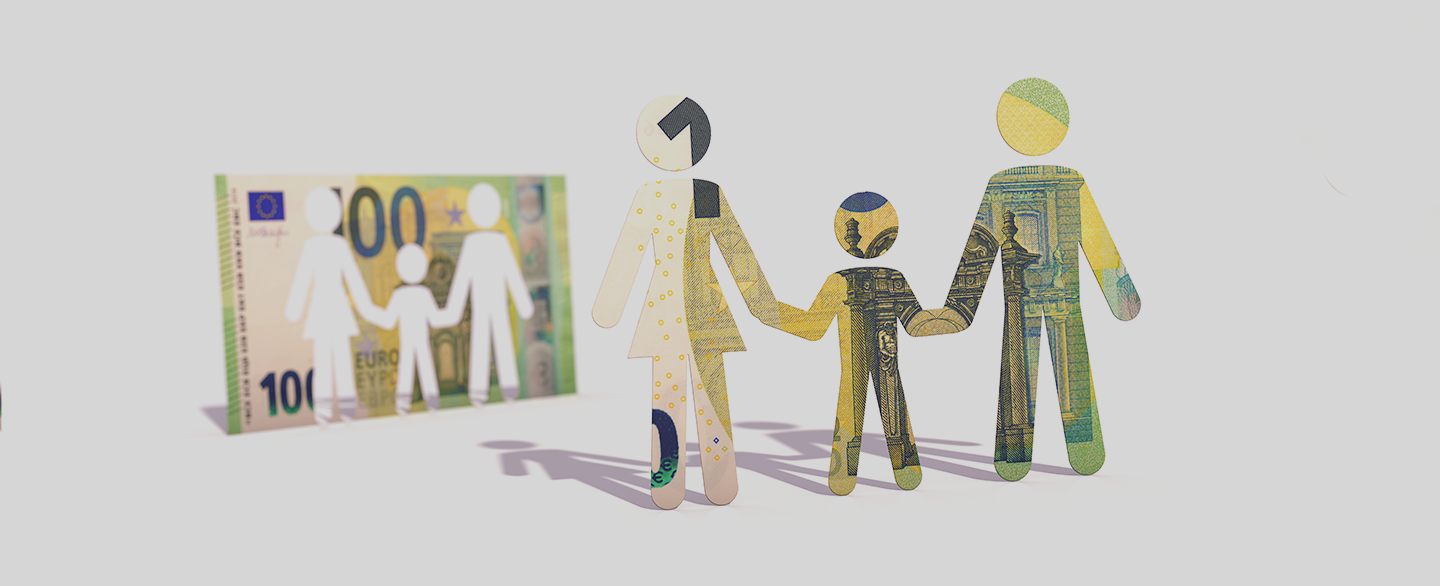 Geld, Familie, Imagebild Sozialversicherungen &copy; bluedesign - stock.adobe.com