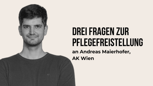 Andreas Maierhofer zur Pflegefreistellung &copy; Lisi Specht
