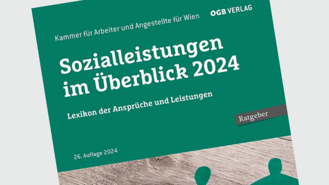 Buchtipp Sozialleistungen im Überblick 2024 © ÖGB Verlag