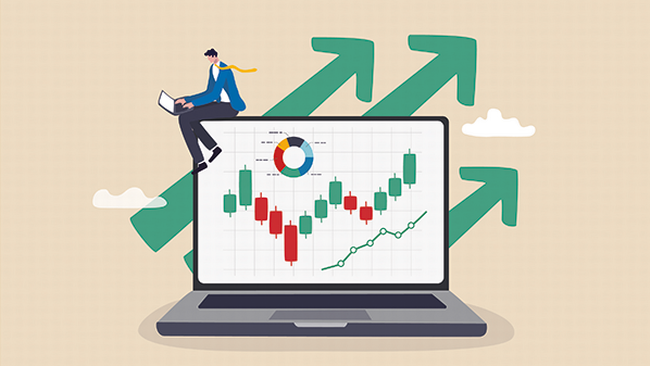 Illustration: Person sitzt auf Laptop und sieht auf Ergebnisse &copy; Nuthawut - stock.adobe.com