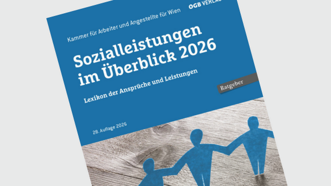 Buchcover Sozialleistungen im &Uuml;berblick 2026 &copy; &Ouml;GB Verlag