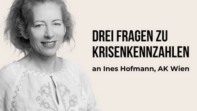 Drei Fragen zu Krisenkennzahlen an Ines Homann © Markus Zahradnik