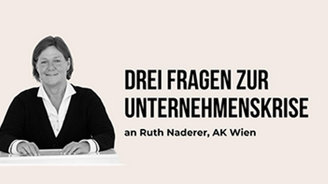 Drei Fragen zur Unternehmenskrise © AK Wien/Lisi Specht