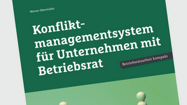 Buchcover Konfliktmanagementsystem für Unternehmen mit Betriebsrat © ÖGB-Verlag