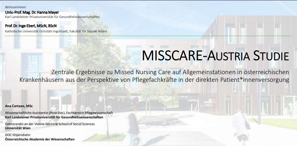 Cover Misscare Austria-Studie © Misscare Austria-Studie