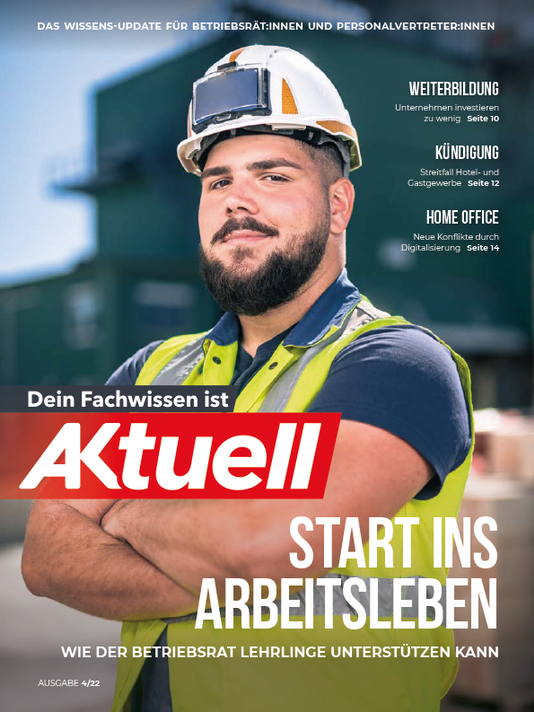 Cover AKtuell 4/2022 © AK Wien