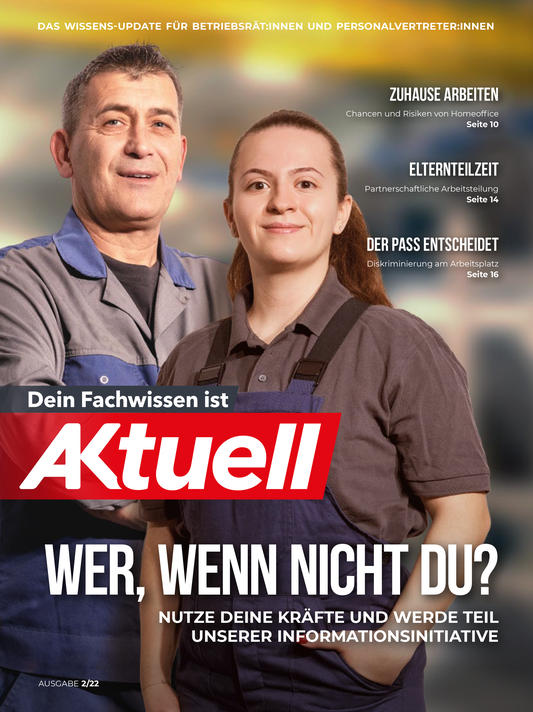 Cover AKtuell Ausgabe 2/2022 © AK Wien