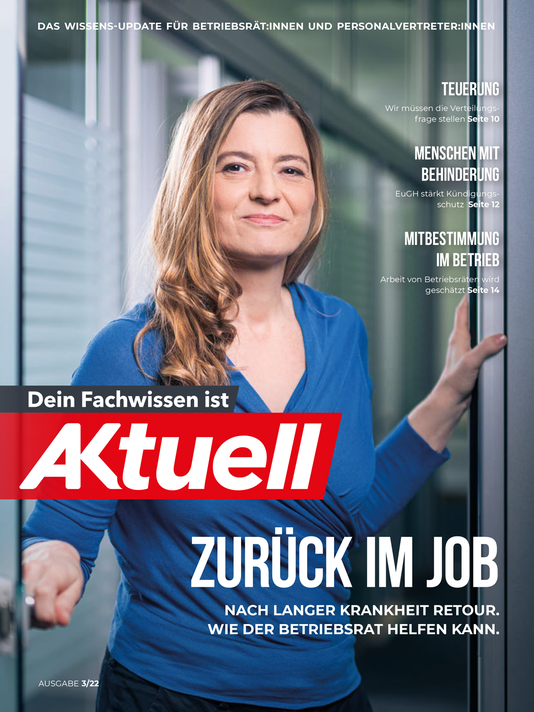 Cover von AKtuell-Zeitschrift 3/2022 © AK Wien
