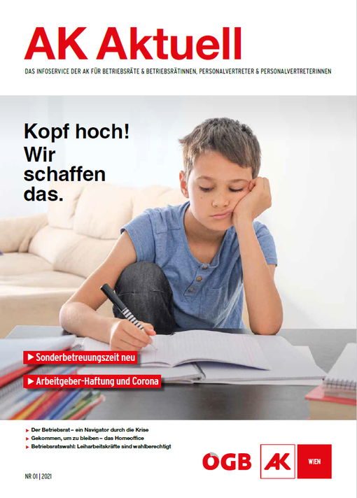 Cover AKtuell-Magazin 1/2021 © AK Wien