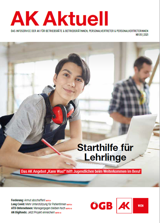 Cover AKtuell-Magazin 5/2021 © AK Wien