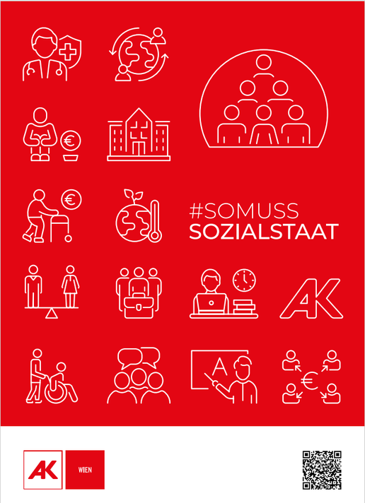 Cover Broschüre #SoMussSozialstaat © AK Wien