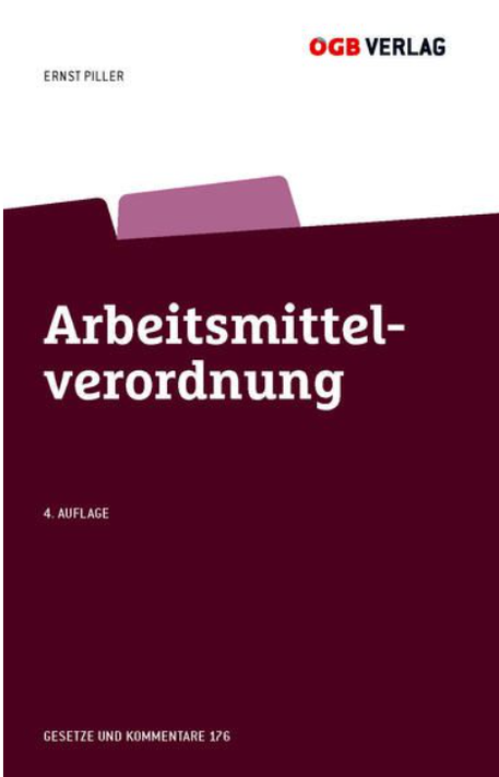 Cover Arbeitsmittelverordnung © ÖGB Verlag