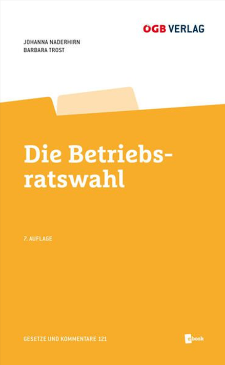 Cover Die Betriebsratswahl © ÖGB Verlag