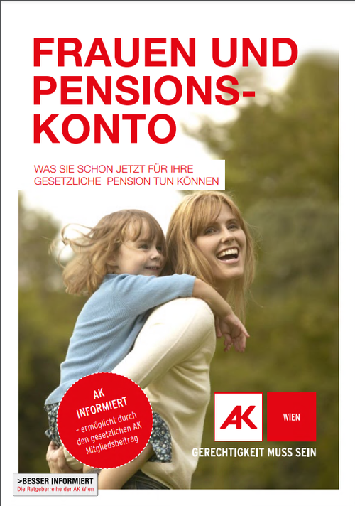 AK-Ratgeber Frauen und Pensionskonto © AK