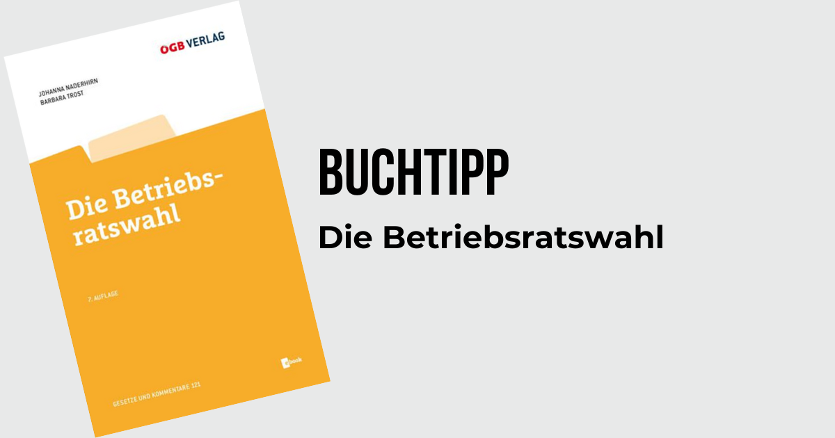 Buchtipp Die Betriebsratswahl